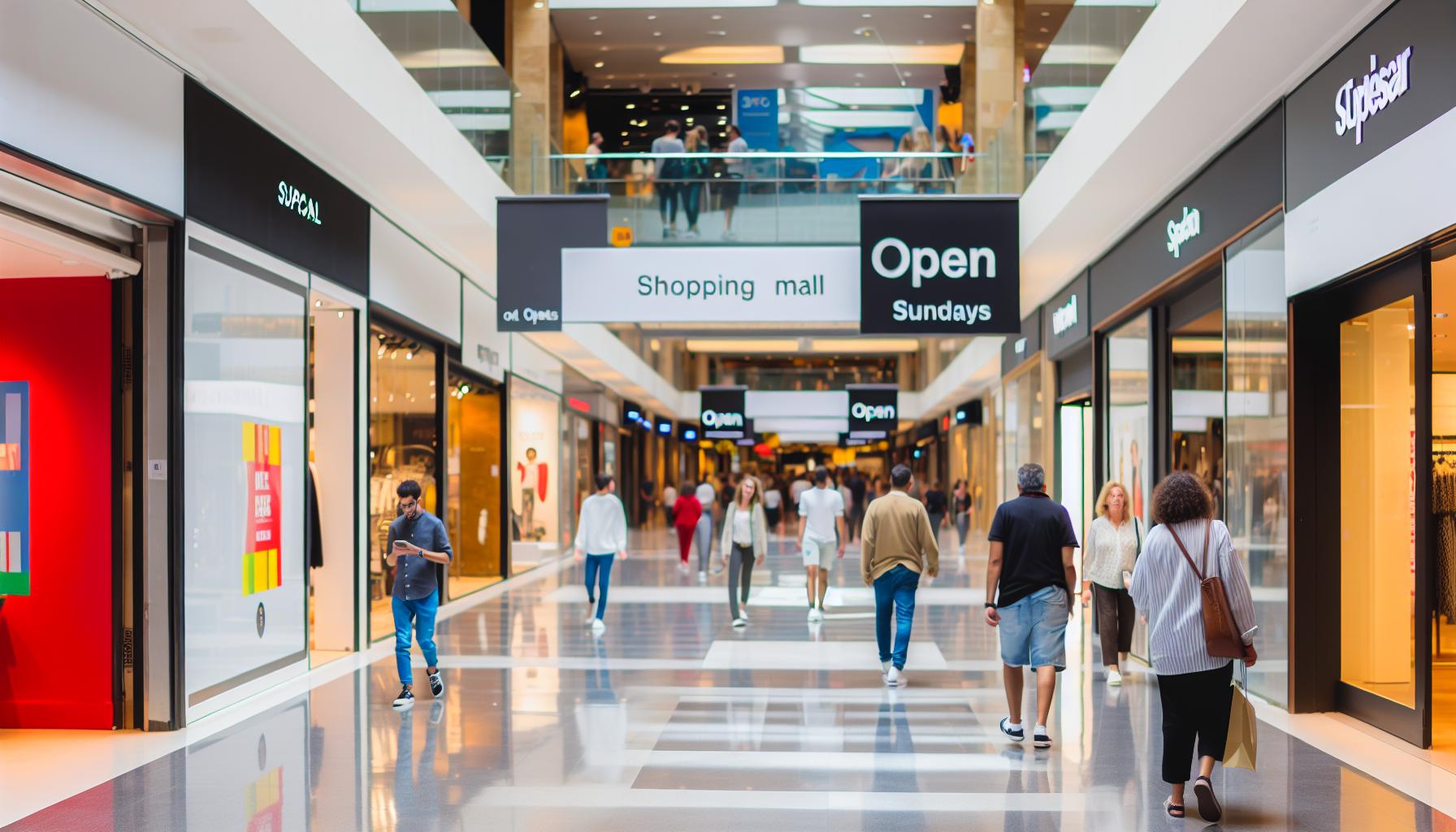 Centros Comerciales Abiertos los Domingos en Barcelona