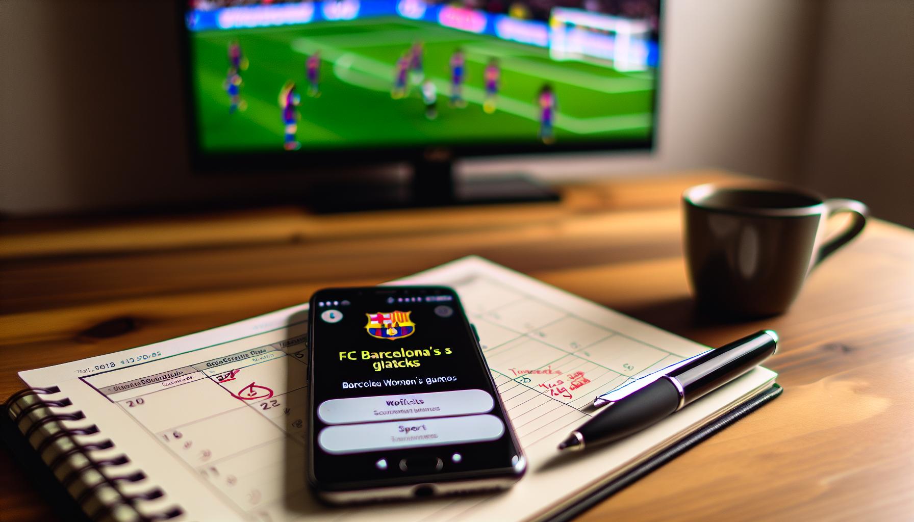 Cómo Configurar Alertas para el Partido de Barcelona Femenino