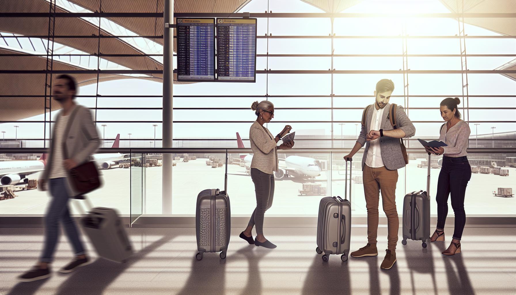 Cómo definir el tiempo ideal de llegada al Aeropuerto de Barcelona