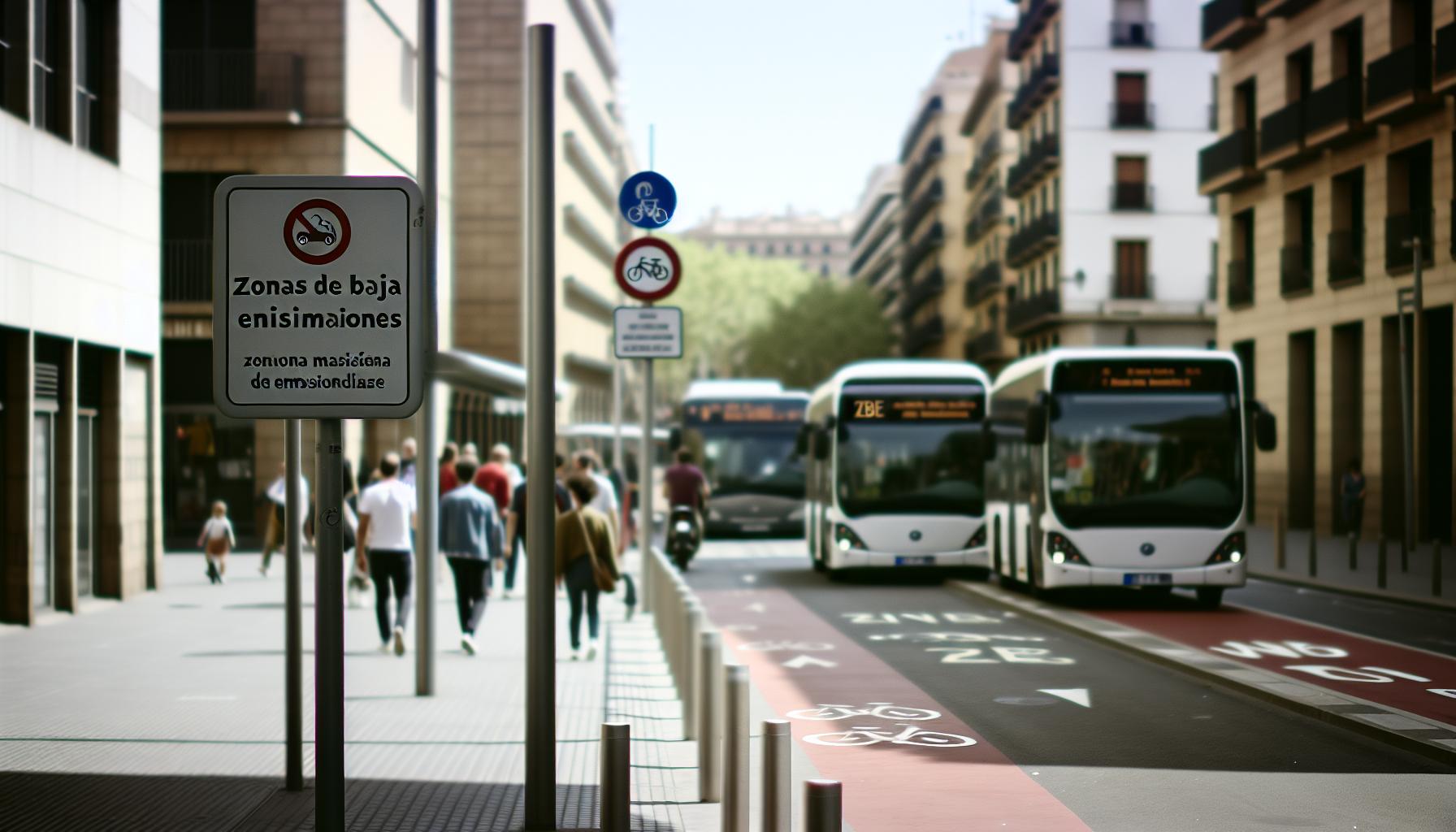 Cómo funcionan las Zonas de Bajas Emisiones en Barcelona