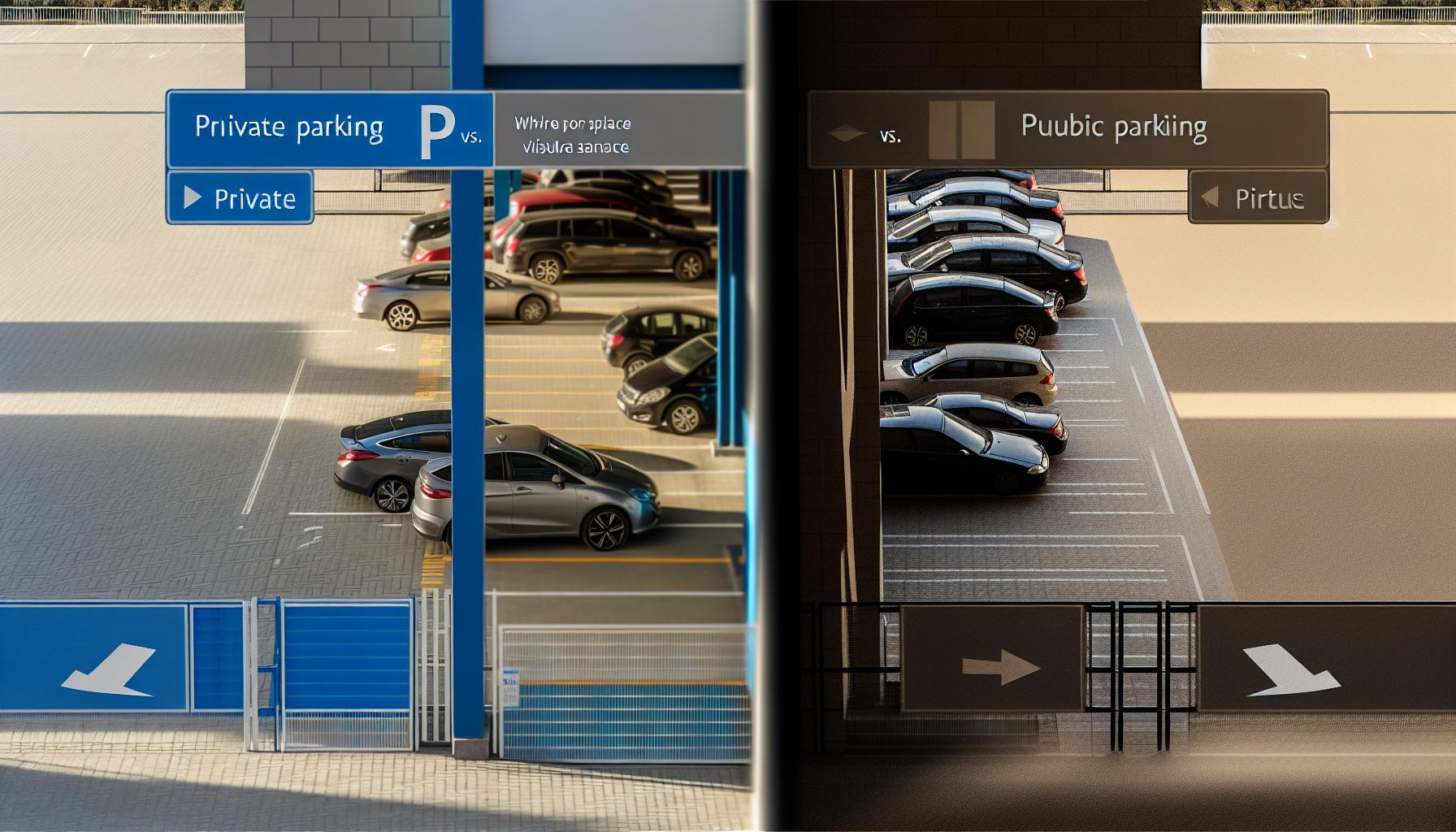 Comparativa de precios: aparcamiento privado vs. público
