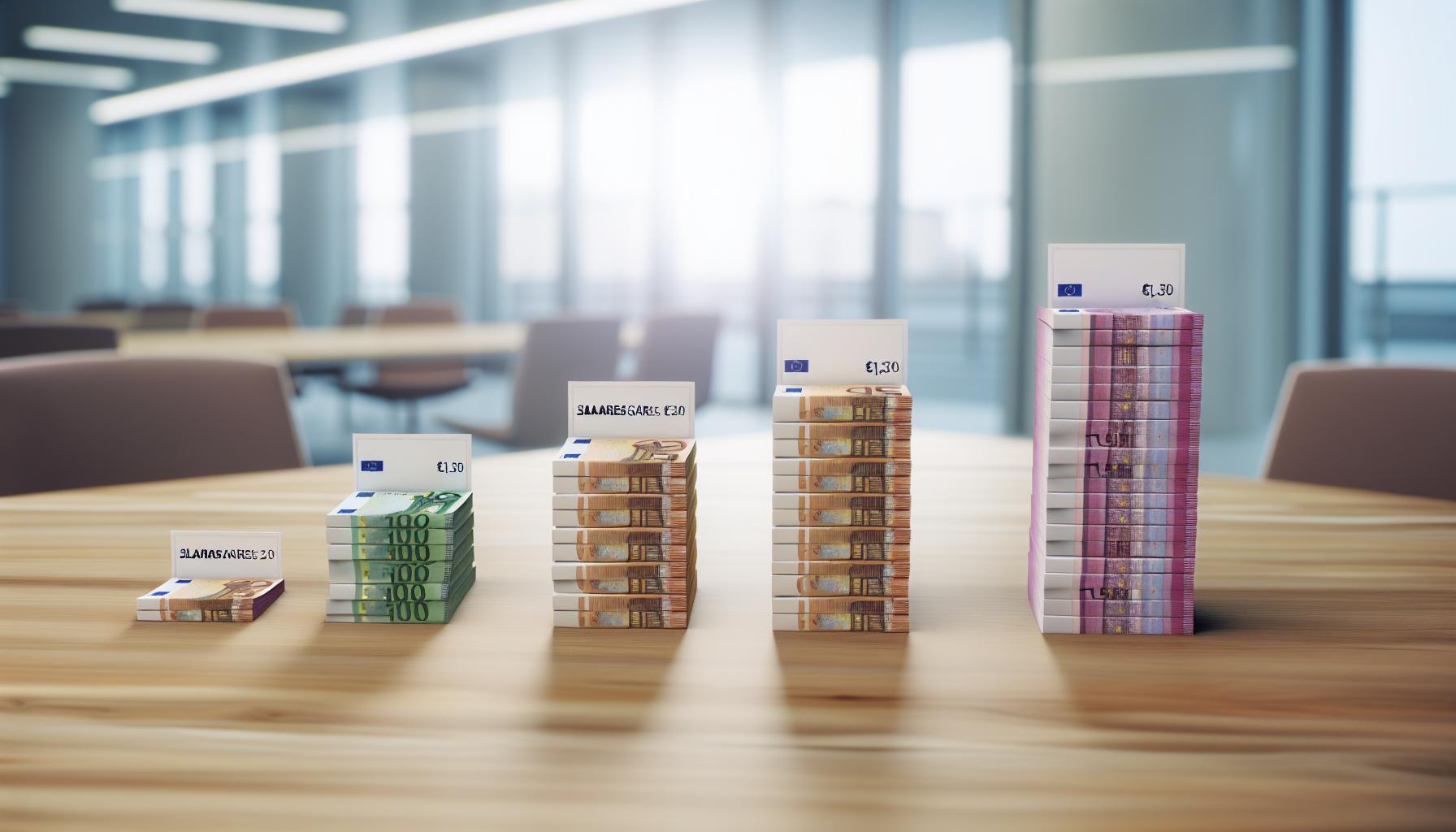 Comparativa de salarios entre partidos políticos en España