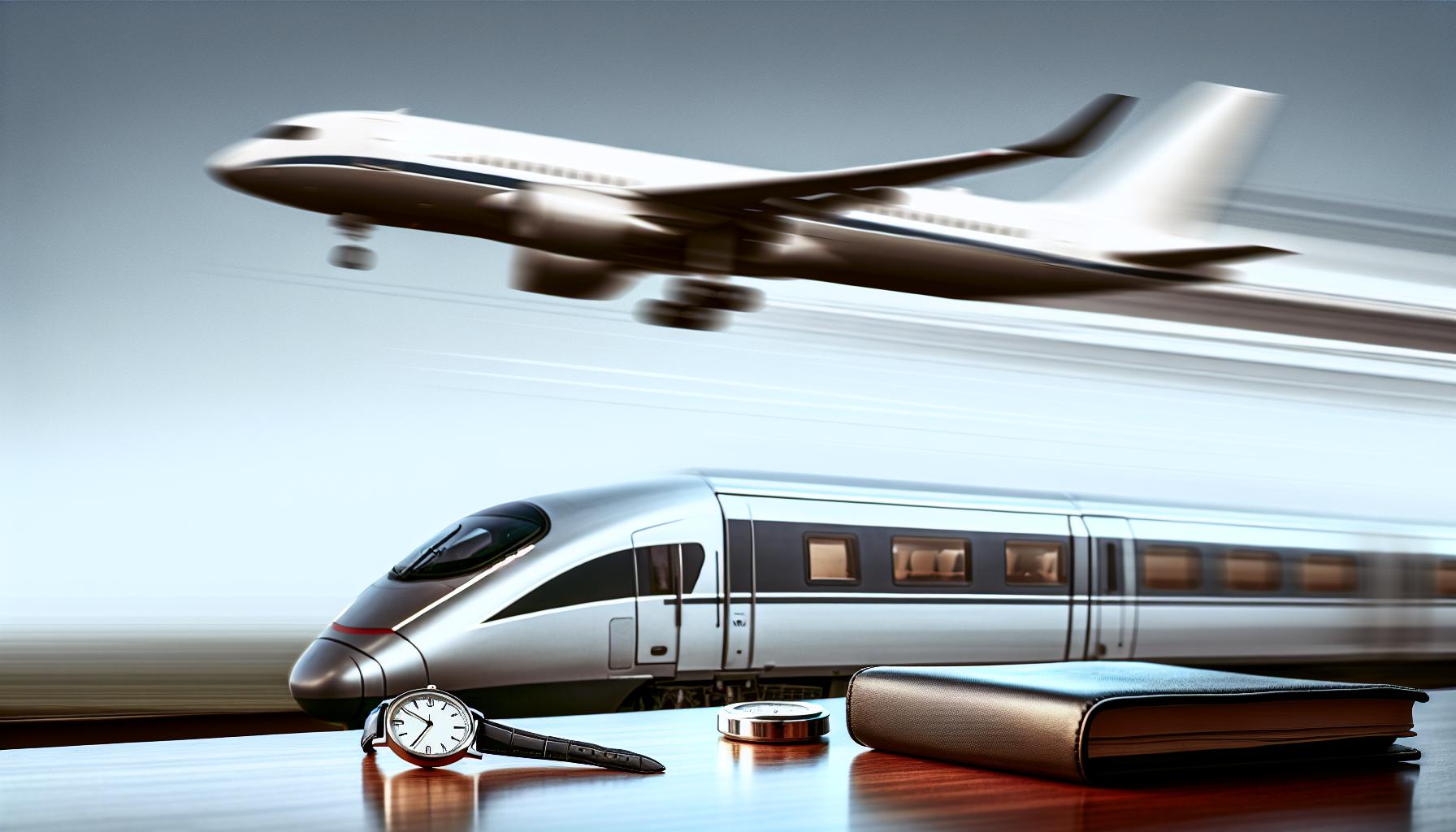 Comparativa de tiempos: tren vs. avión