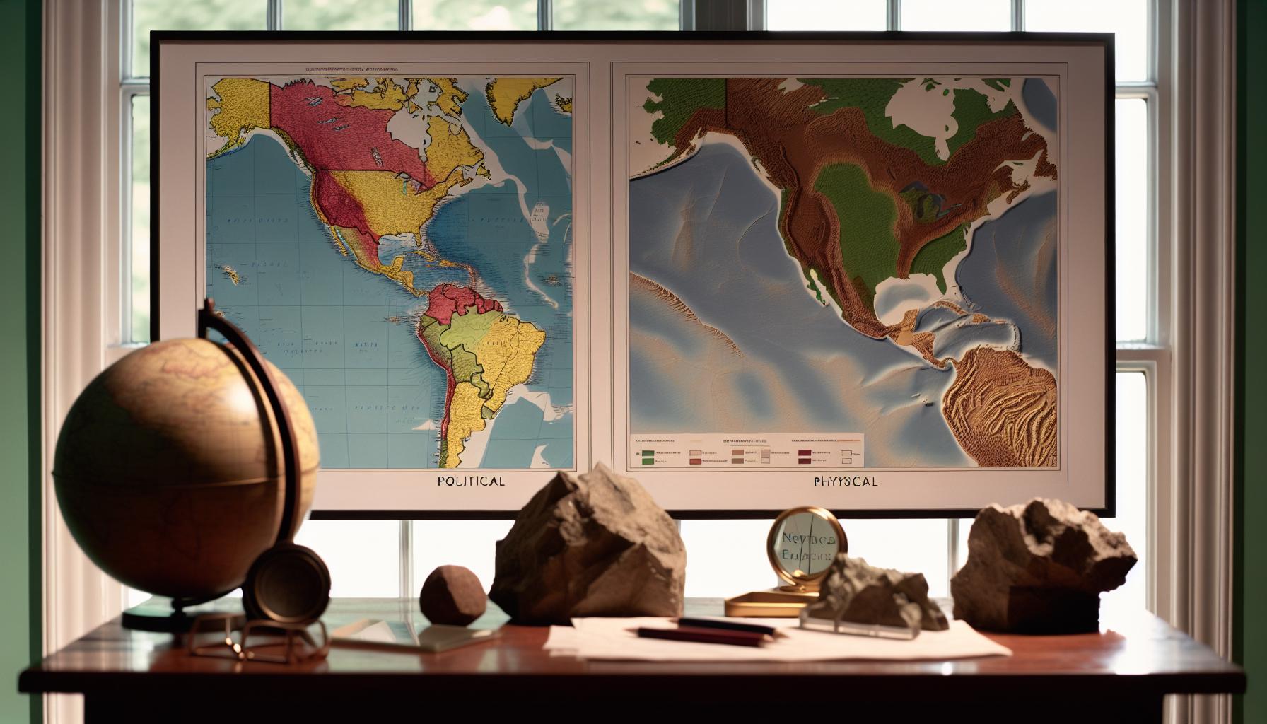 Diferencias entre mapas políticos y físicos