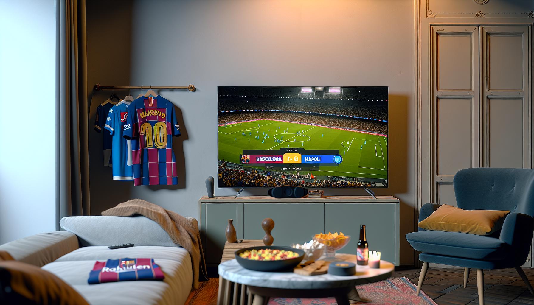 Dónde y Cómo Ver el Partido Barcelona vs Nápoles