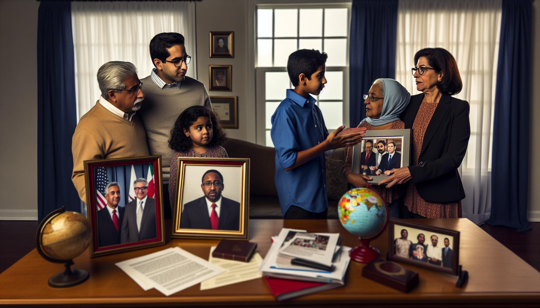 Ejemplos de relaciones de parentesco político