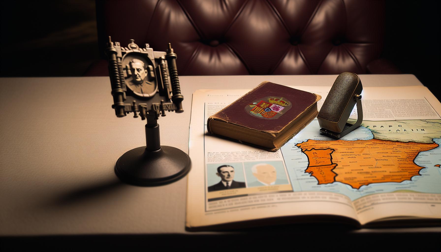 Estructura del régimen franquista y sus partidos