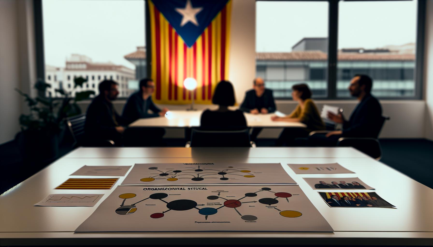 Estructura Organizativa del Partido en Cataluña