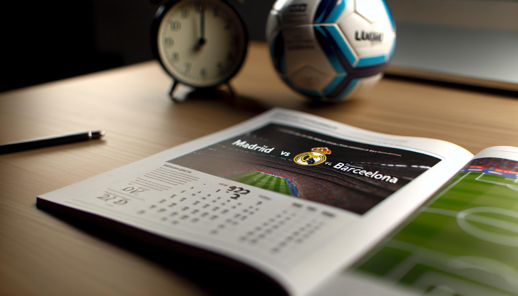 Guía de horarios para el partido Madrid vs. Barcelona