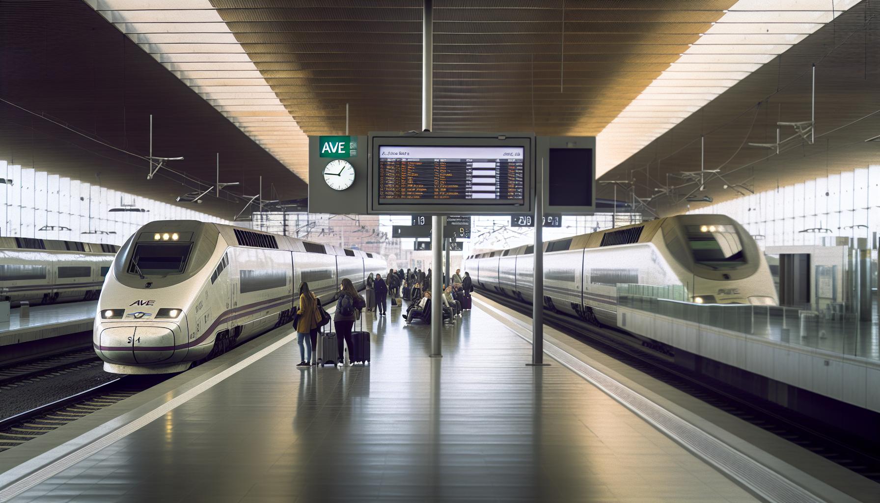 Horarios y Frecuencia de los Trenes AVE