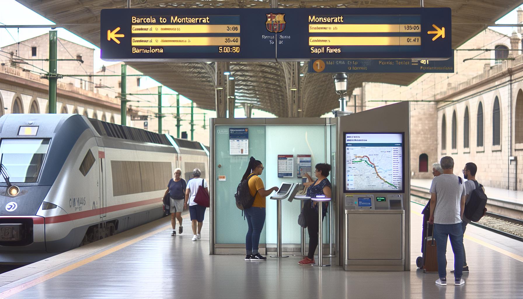 How to Go to Montserrat From Barcelona: Complete Transport Guide 1 Horarios y tarifas de tren desde Barcelona a Montserrat
