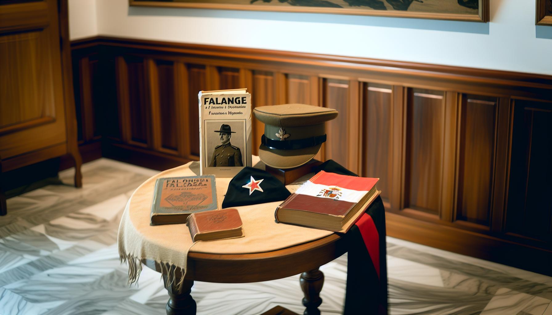 Ideología de la Falange y su influencia en el régimen