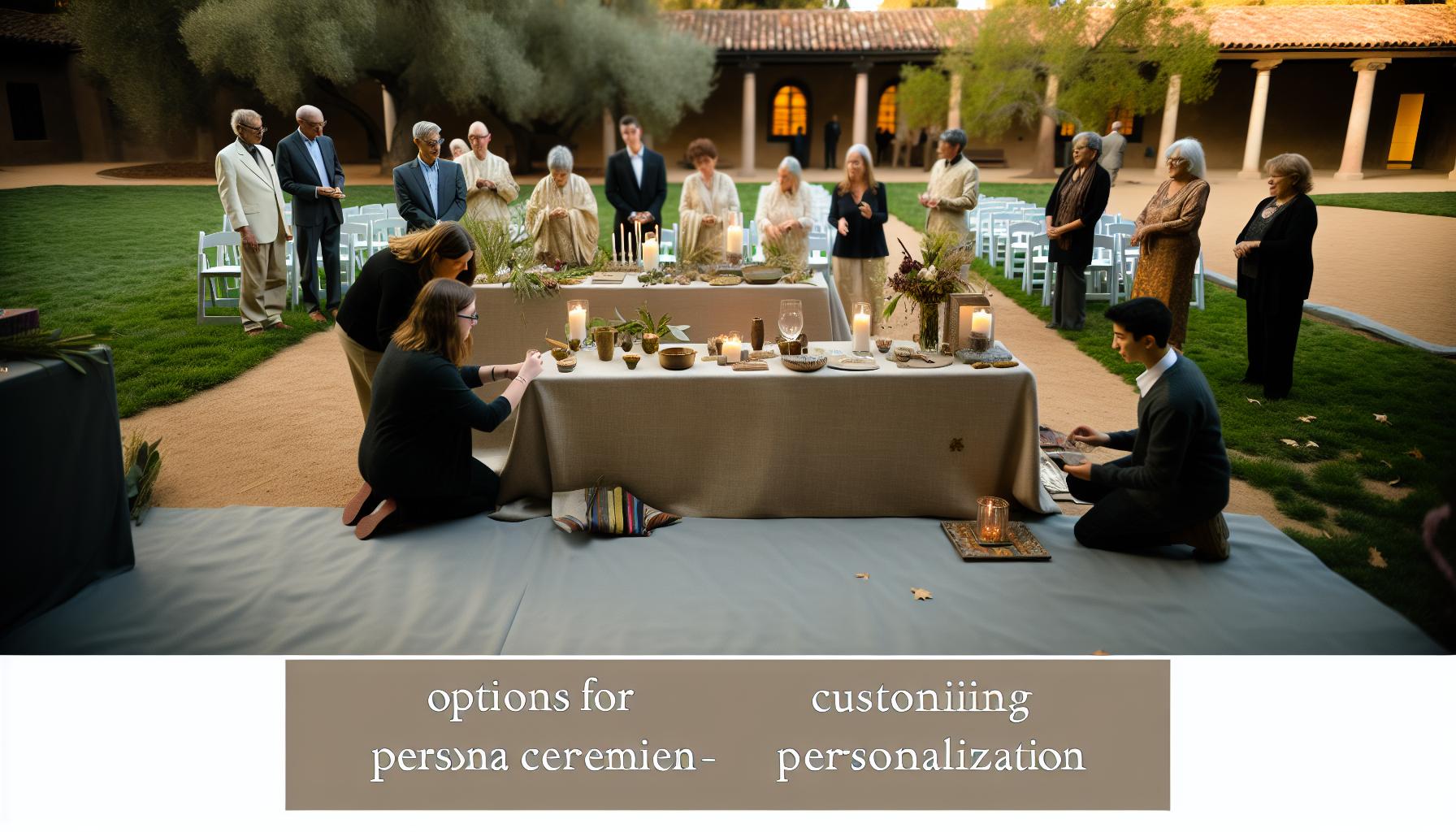 Opciones de Ceremonia y Personalización