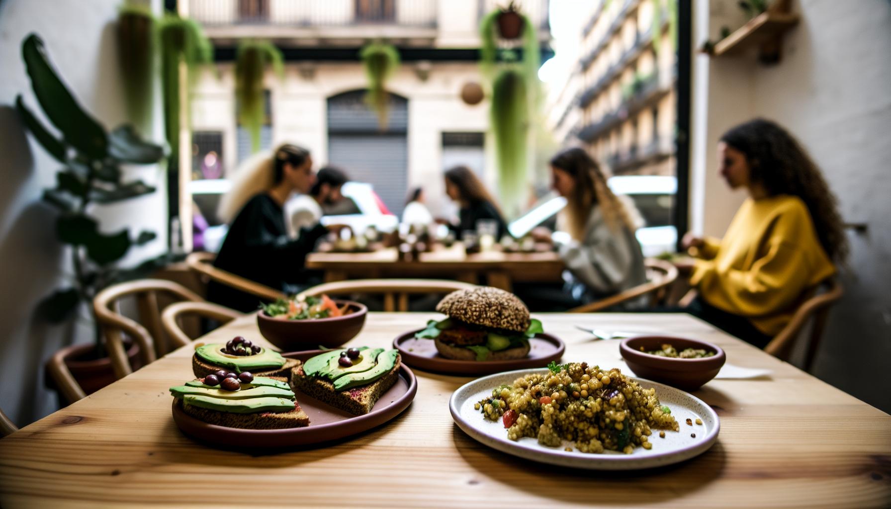 Opciones Vegetarianas y Veganas en Barcelona