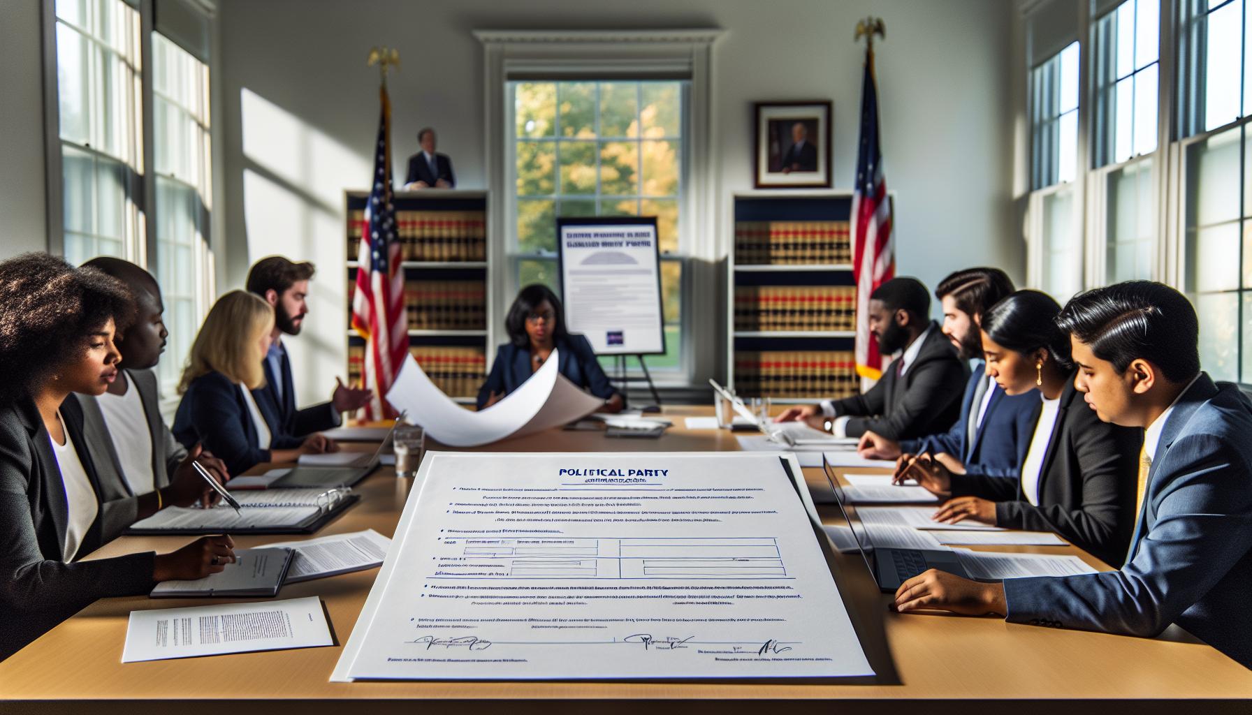 Requisitos legales para crear un partido