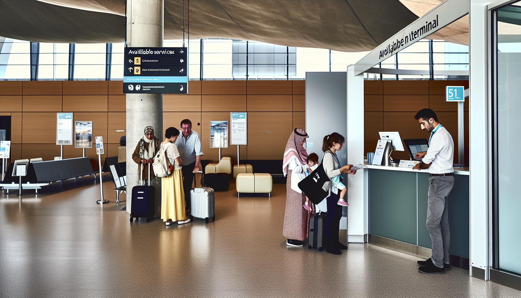 Servicios disponibles en la Terminal Marítima