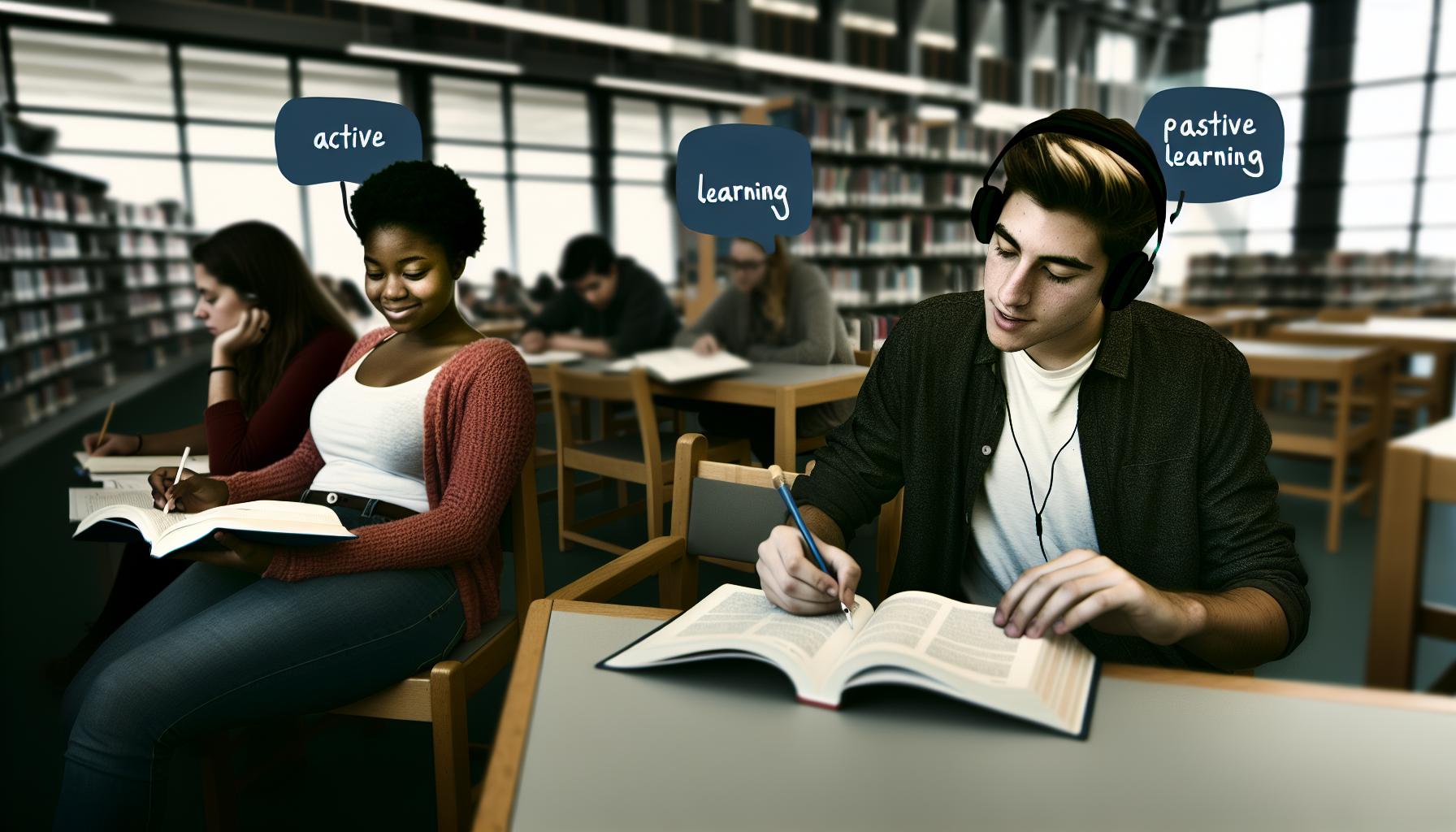 Técnicas de estudio: aprendizaje activo y pasivo