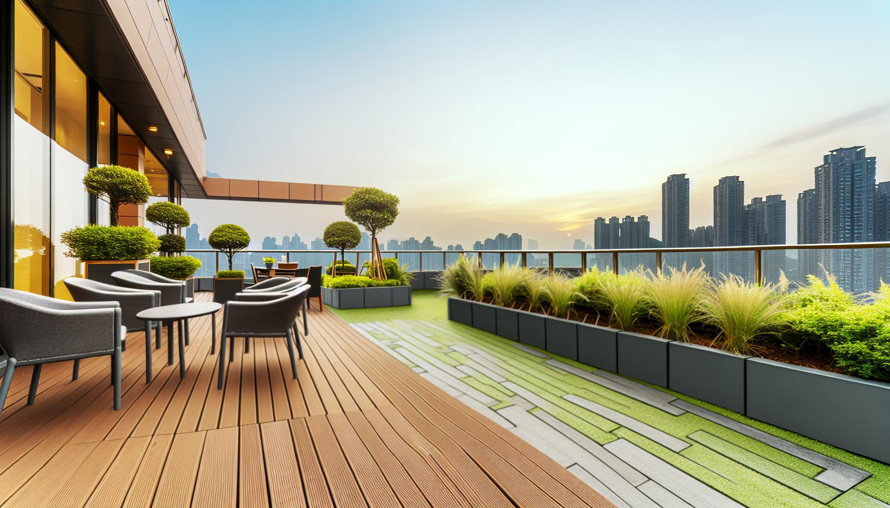 Terrazas con Vistas Espectaculares en la Ciudad