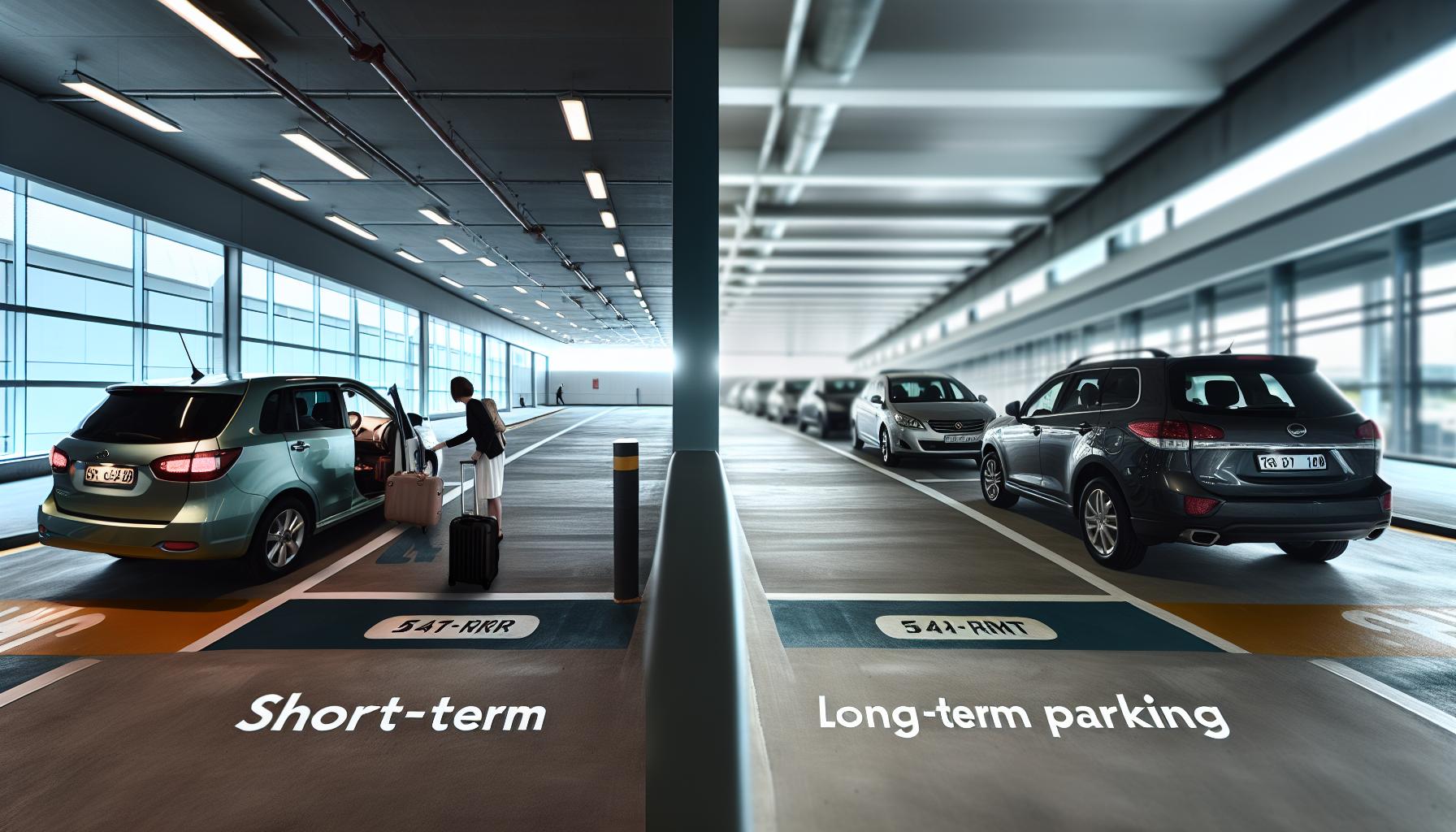 Donde Dejar el Coche en el Aeropuerto de Barcelona: Opciones 2 Tipos de Estacionamiento: Corto y Largo Plazo