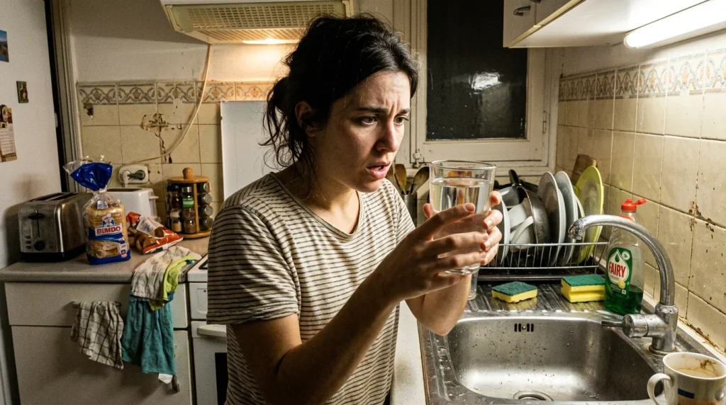 ¿Es potable el agua del grifo en Barcelona? La verdad sobre su calidad y sabor 1 Vaso de agua del grifo en Barcelona mostrando su calidad potable