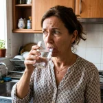 Vaso de agua del grifo en Barcelona mostrando su calidad y pureza