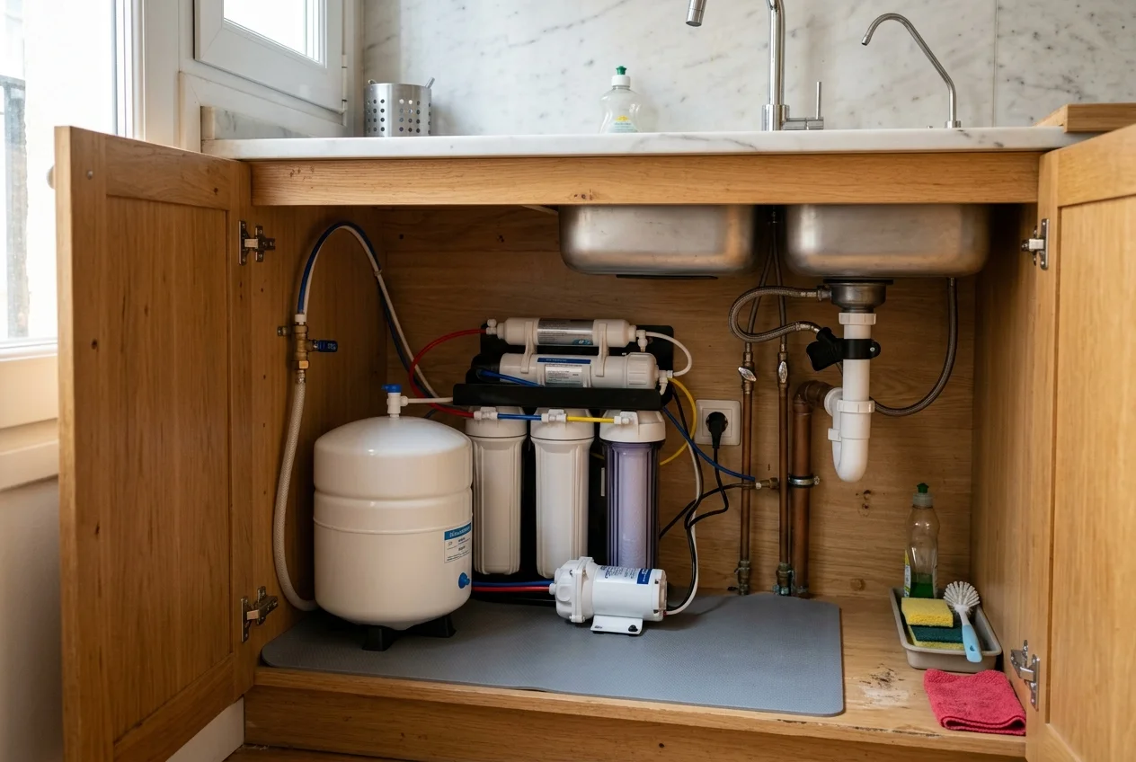 ¿Es potable el agua del grifo en Barcelona? La verdad sobre su calidad y sabor 2 Sistema de filtros domésticos para mejorar el sabor del agua en Barcelona