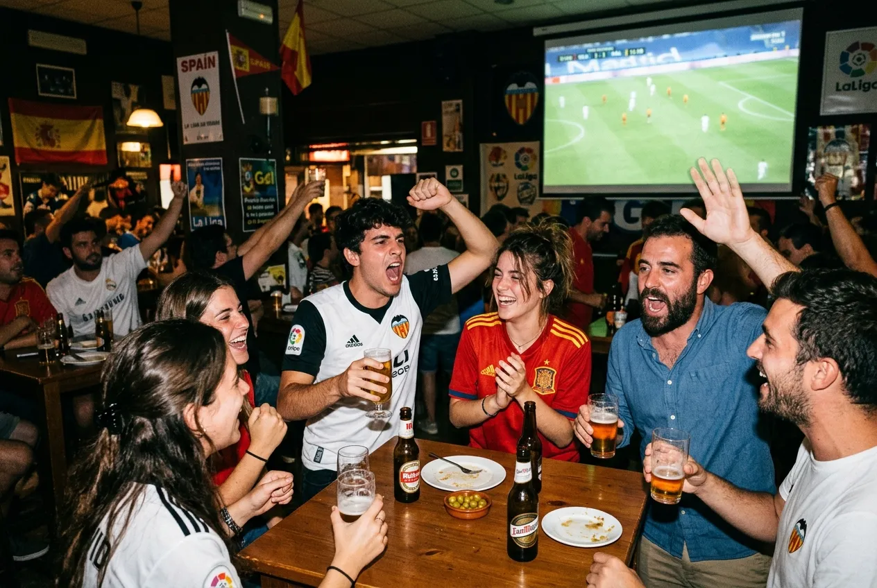 Dónde echan el Barça: La guía definitiva para no perderte ni un partido 2 Aficionado viendo un partido del FC Barcelona en directo